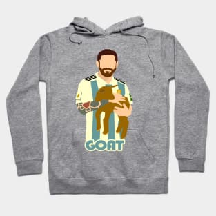 Leo Messi - MINIMALIST GOAT Hoodie